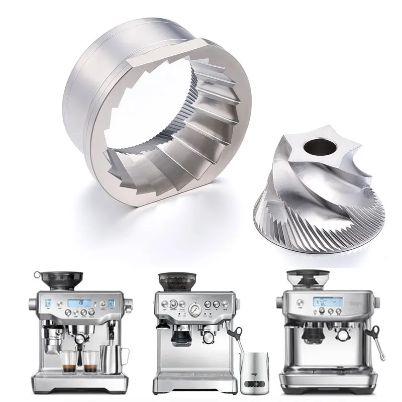 Breville Espresso Barista Express - 5 Core Conical Grinder Upper Lower