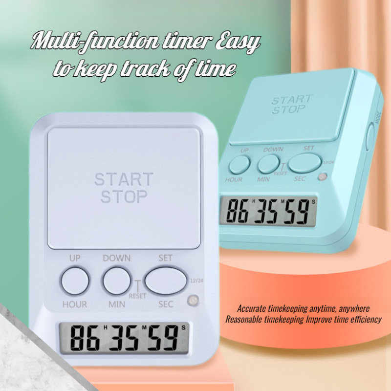 Kitchen Baking Timer - Student Visual Cooking Timer Digital Display