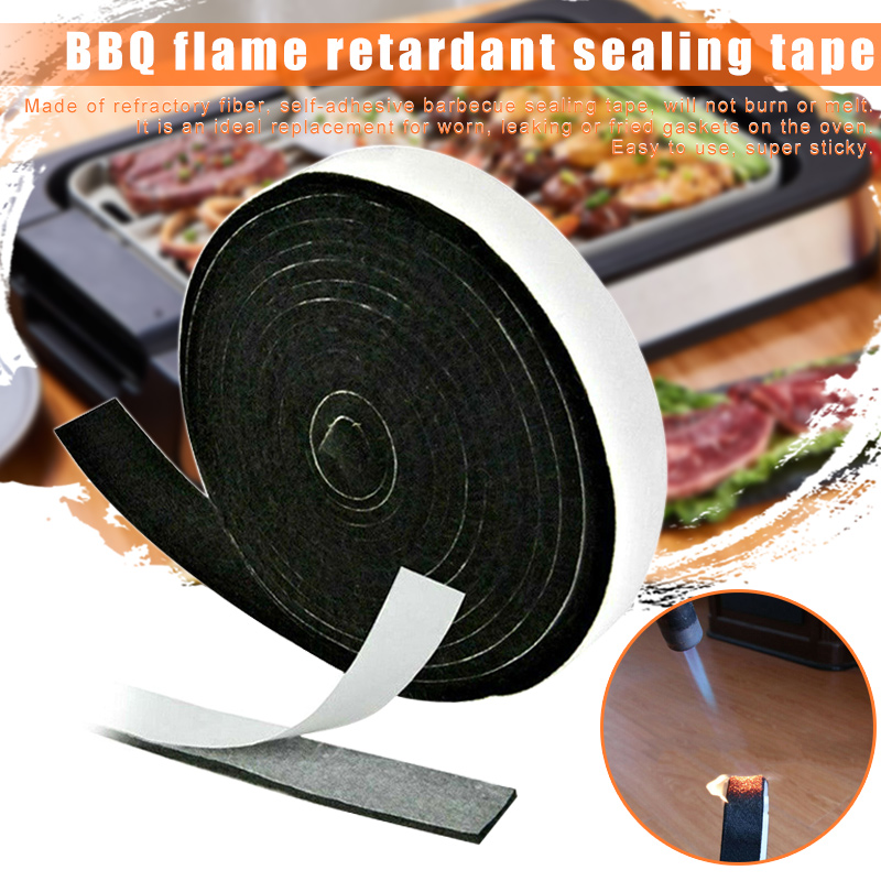 Kitchen Baking Cloth - 2cmx3.6m High Heat Barbecue Smoker Gasket