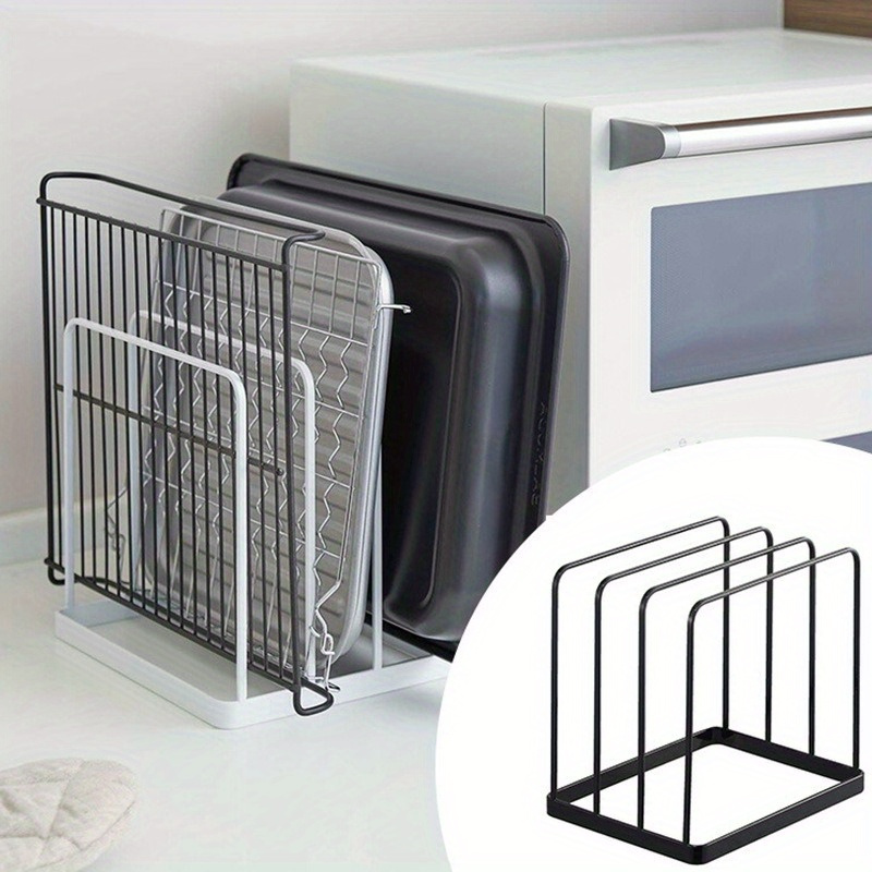 Kitchen Baking Rack - Vertical Cutting Board Rack Four Layer