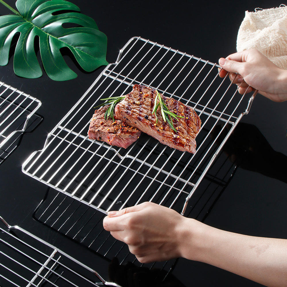 Kitchen Baking Store - Stainless Steel Barbecue Mesh Mat Reusable