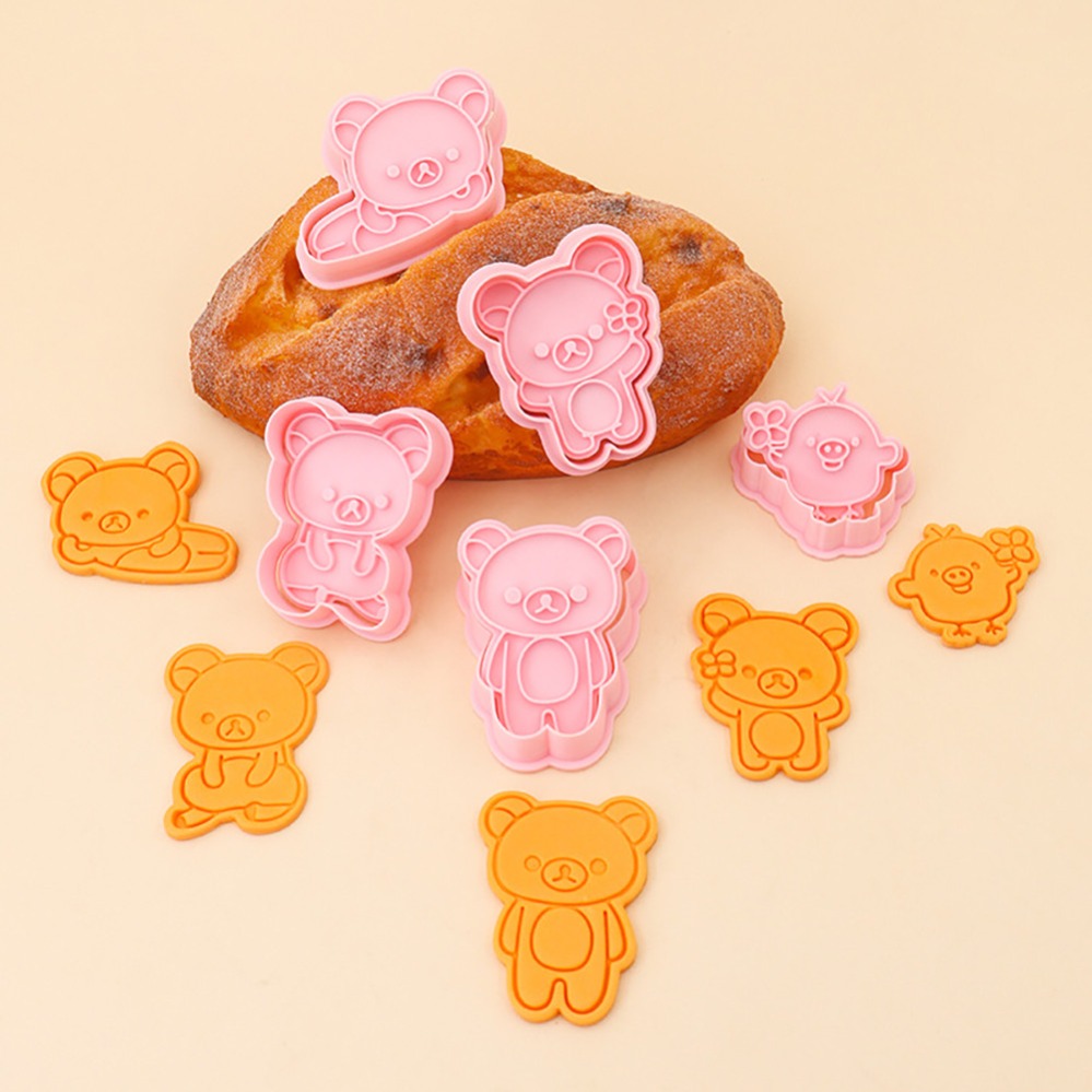 Kitchen Baking Supplies - Cookie Cutters Cartoon Bear Biscuit Mold
