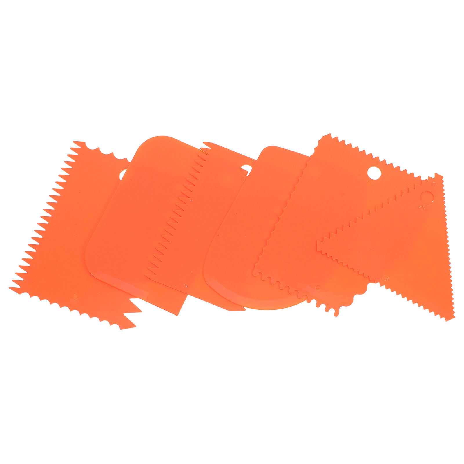 Fondant Smoother Set - 6Pcs Cake Scraper Set Professional Cake