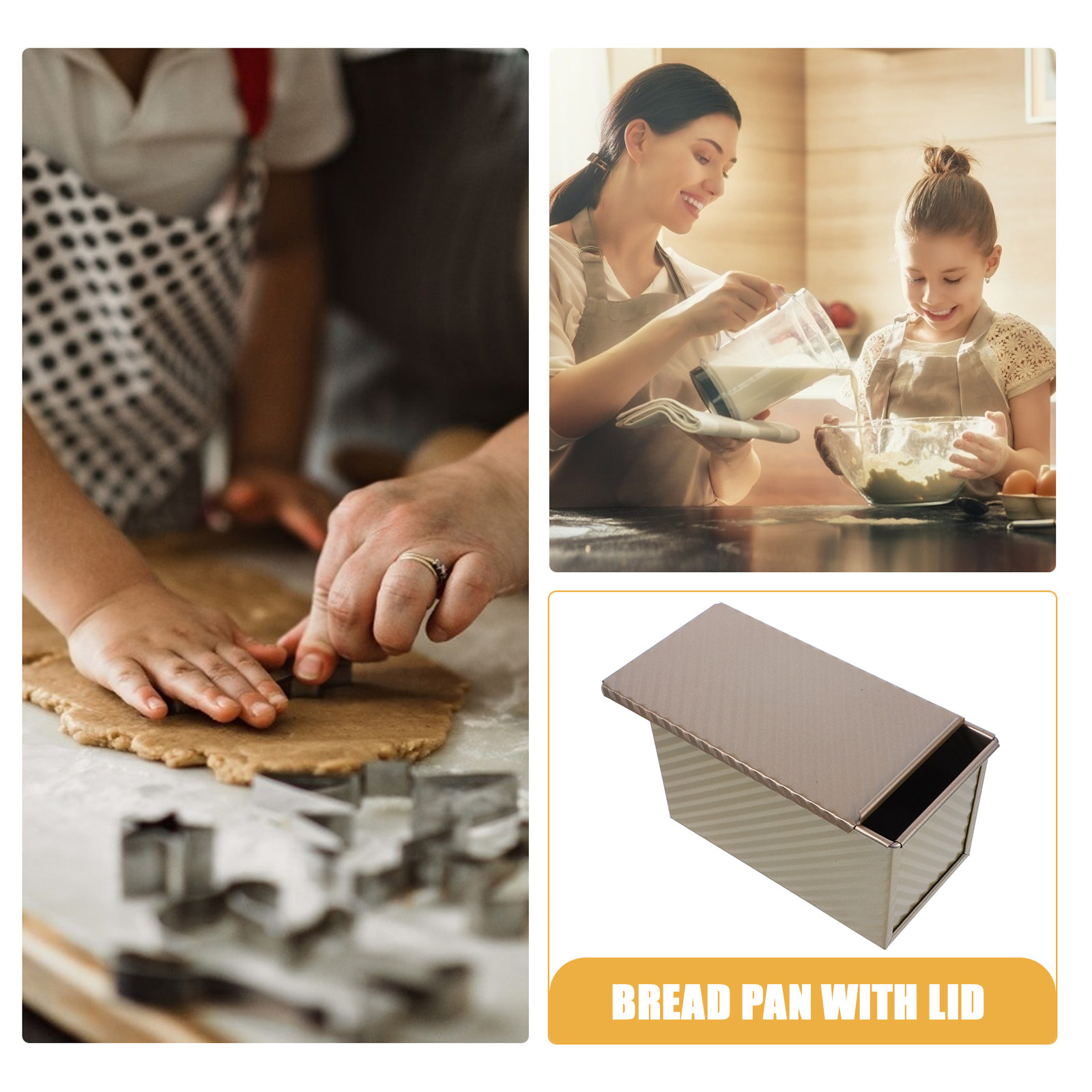 Toast Bread Baking Tool Metal  - огляд і ціна Kitchen Baking Pan