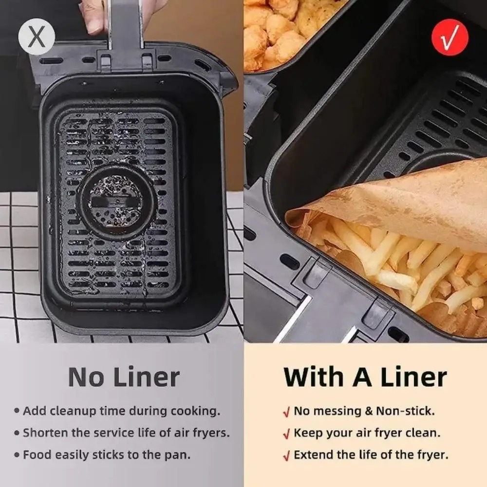 50/100pcs Disposable Air Fryer - огляд і ціна Kitchen Baking Store