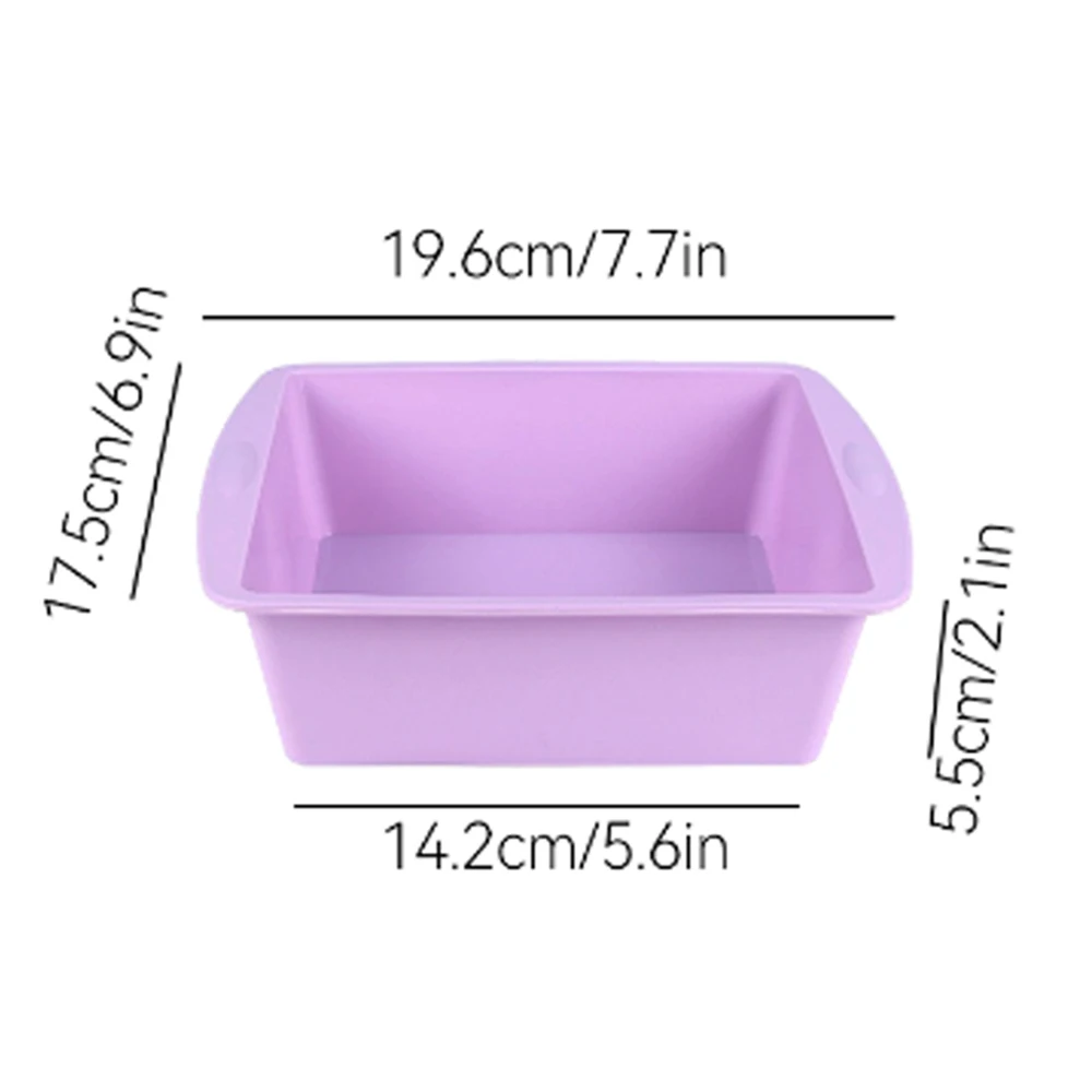 1/4Pcs Silicone Square Cake Mo - огляд і ціна Kitchen Baking Store