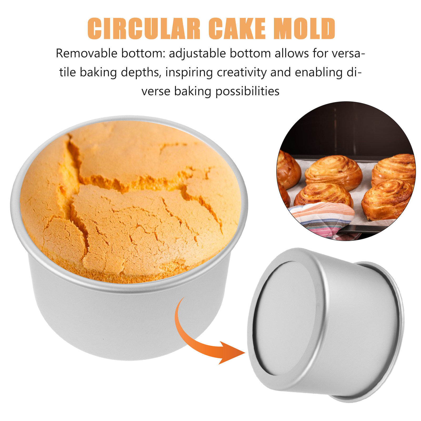 6 Inch Round Cake Pan with Loo - огляд і ціна Tart Pan Loose