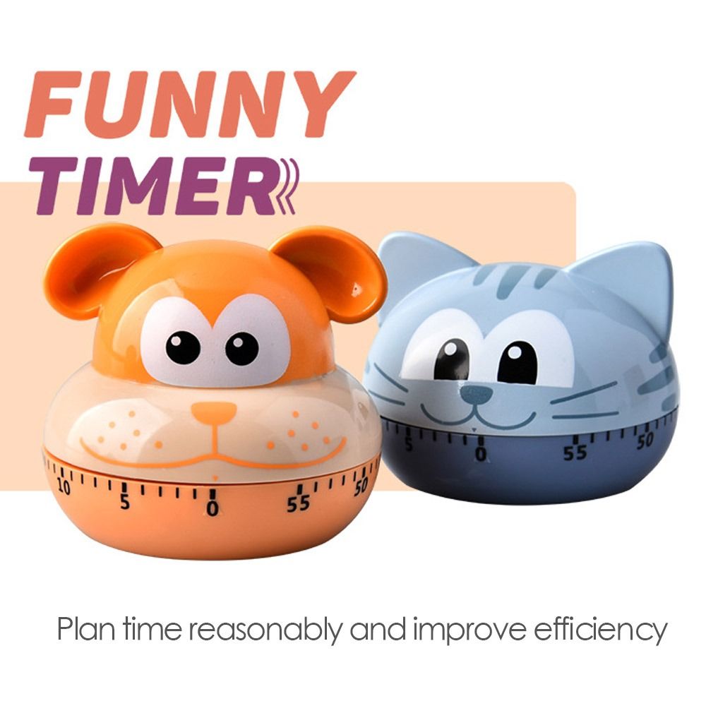 Animal Cute Mechanical Timer S - огляд і ціна Kitchen Baking Timer