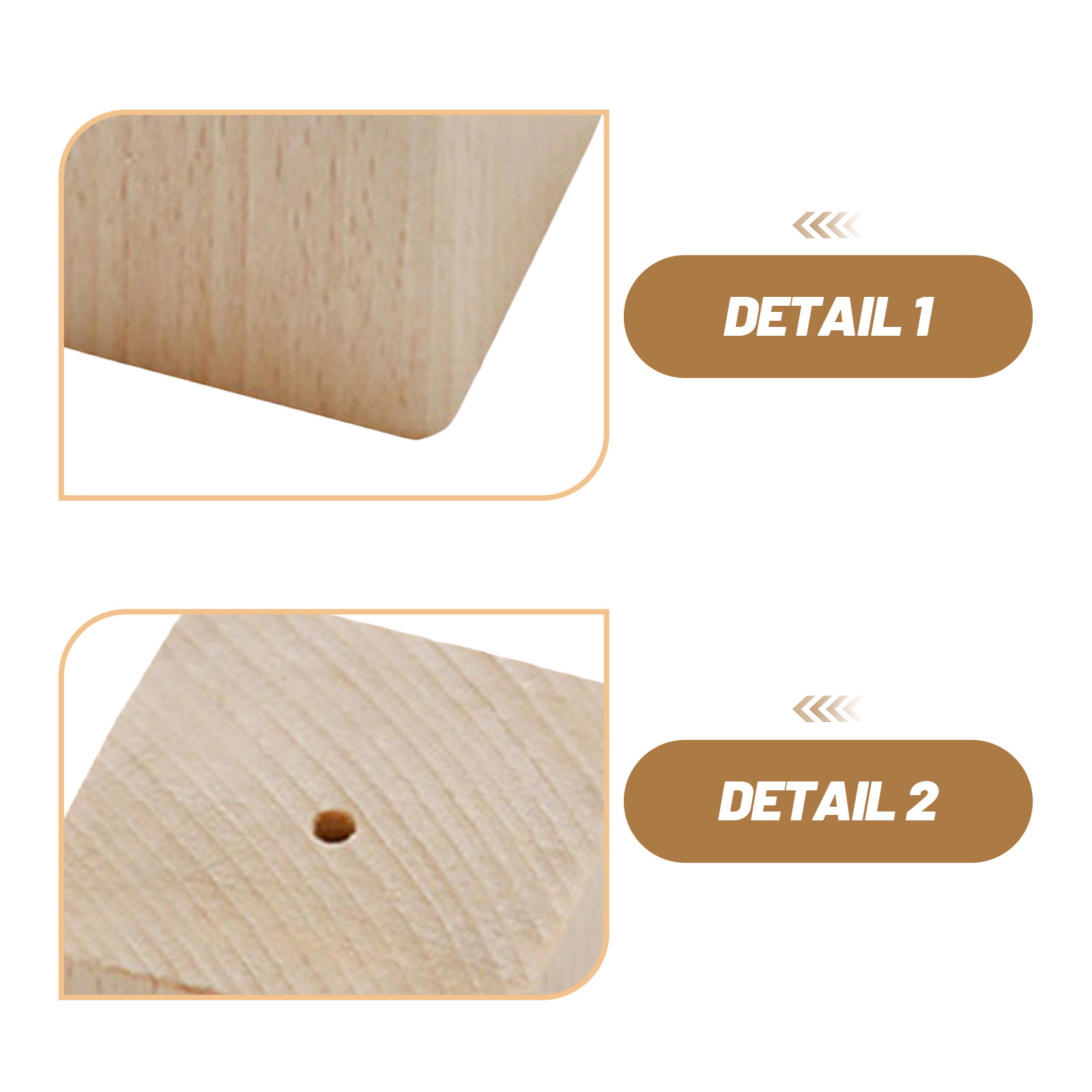 2Pcs Wooden Flower Nail Stand  - огляд і ціна Kitchen Baking Supplies