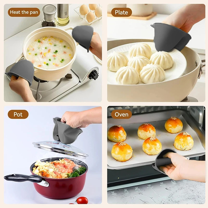 2pcs Mini Oven Gloves Silicone - огляд і ціна Kitchen Baking Rack