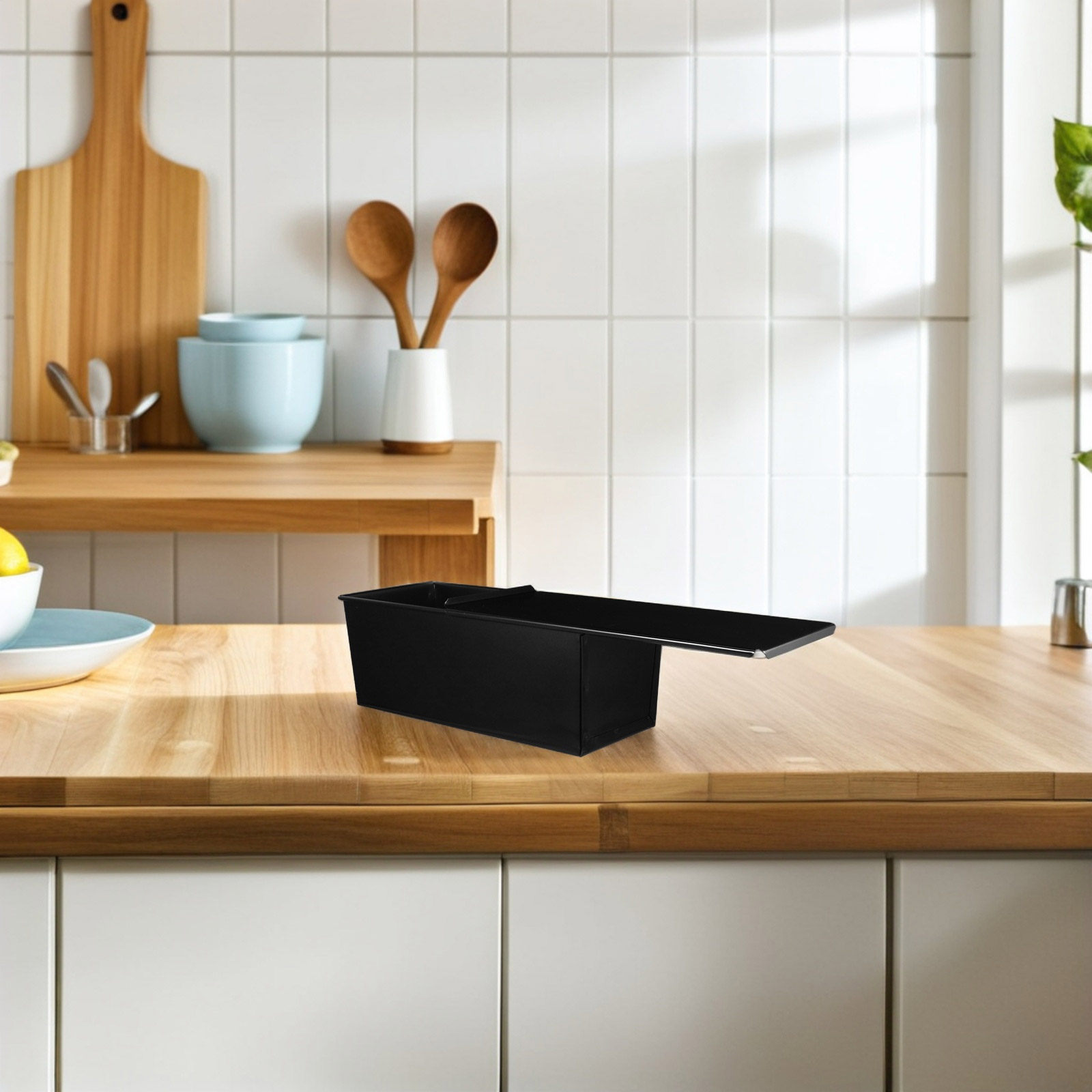 1Pcs Black Loaf Pan with Lid N - огляд і ціна Kitchen Baking Pan