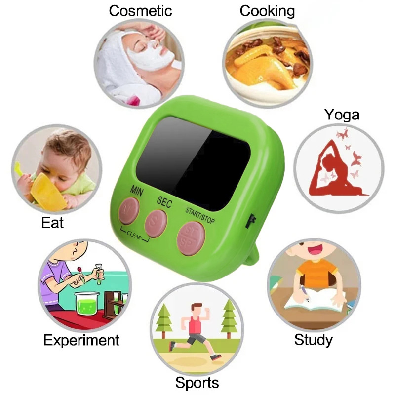 Mini Digital Kitchen Timer Big - огляд і ціна Kitchen Baking Game