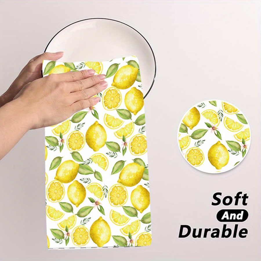 2Pcs, Lemon Wreath Kitchen Tow - огляд і ціна Kitchen Baking Cloth