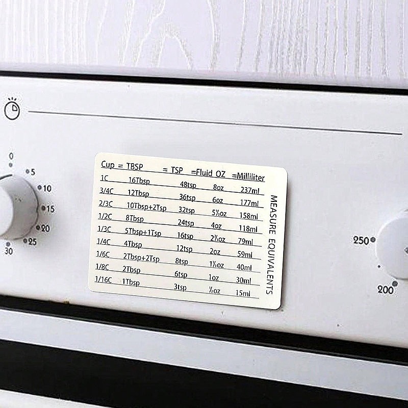 Kitchen Baking Magnetic Measur - огляд і ціна Kitchen Baking Conversion Chart