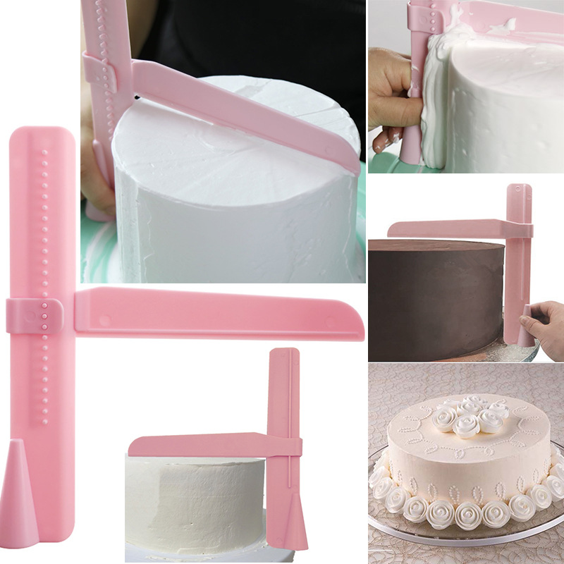 Cake Scraper Smoother Adjustab - огляд і ціна Fondant Smoother Set