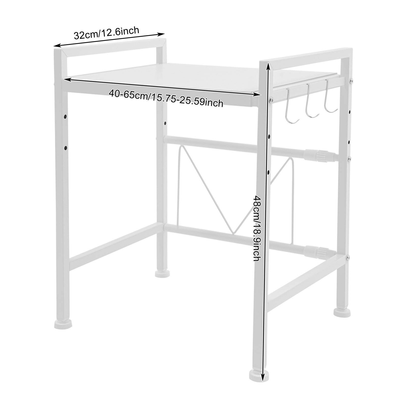 Expandable Microwave Rack Whit - огляд і ціна Kitchen Baking Rack