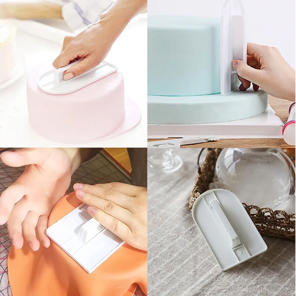 Plastic Cake Smoother DIY Fond - огляд і ціна Fondant Smoother Set