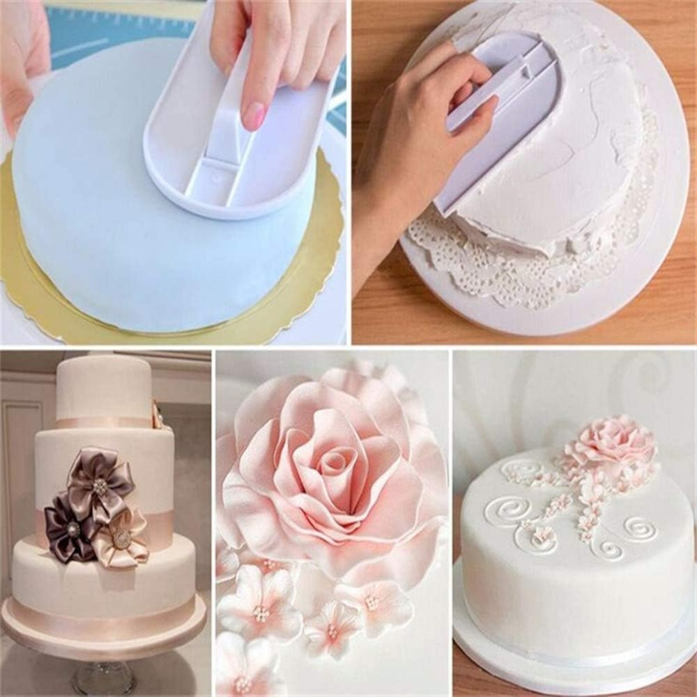 Plastic Cake Smoother DIY Fond - огляд і ціна Fondant Smoother Set