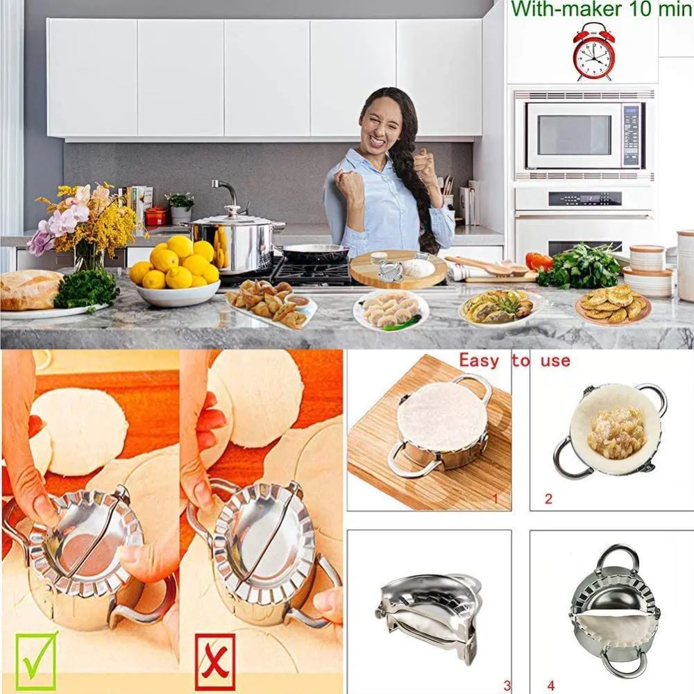 Stainless Steel Dumpling Maker - огляд і ціна Kitchen Baking Store