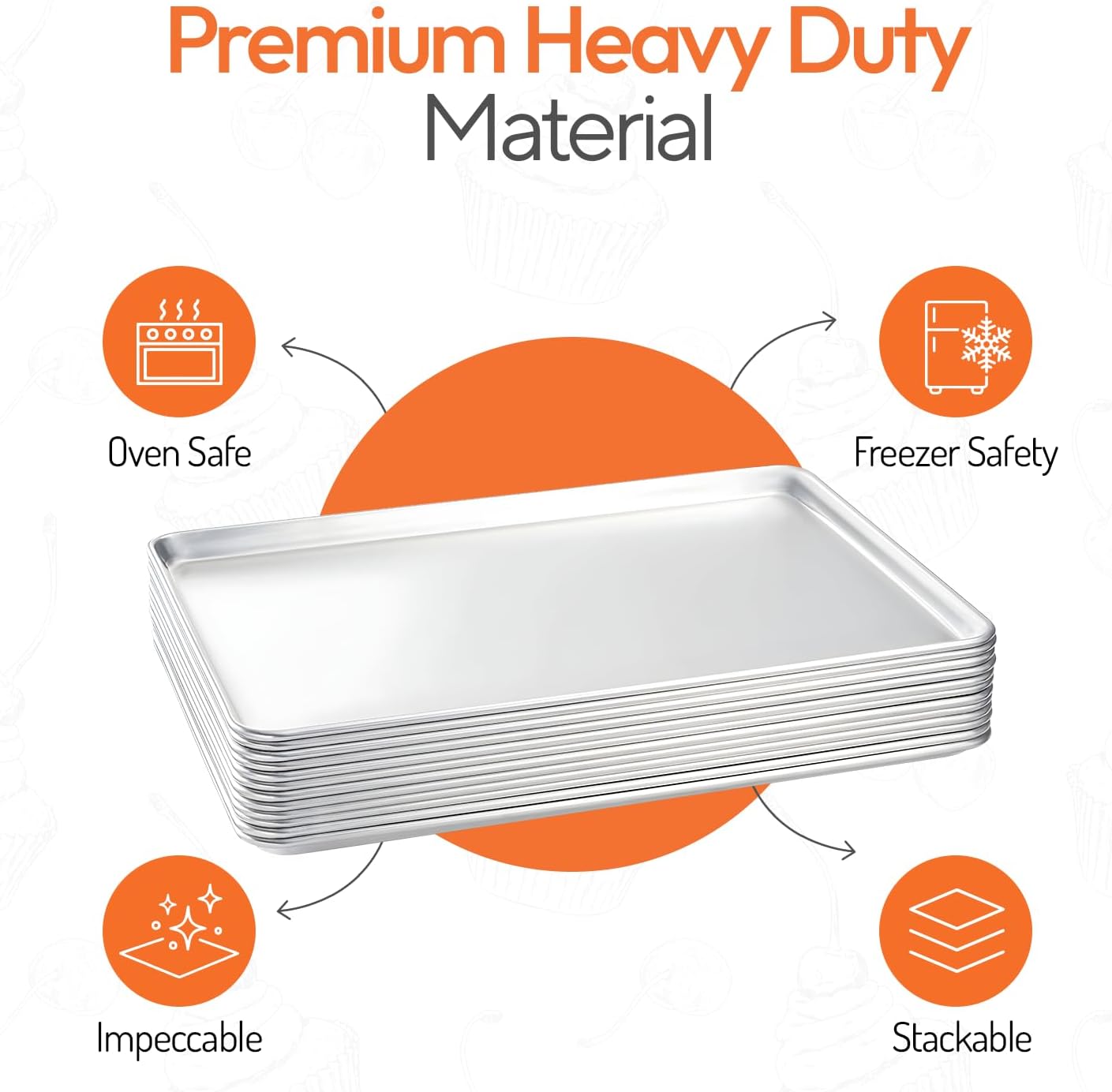 Full Size Commercial Aluminum  - огляд і ціна Kitchen Baking Pan