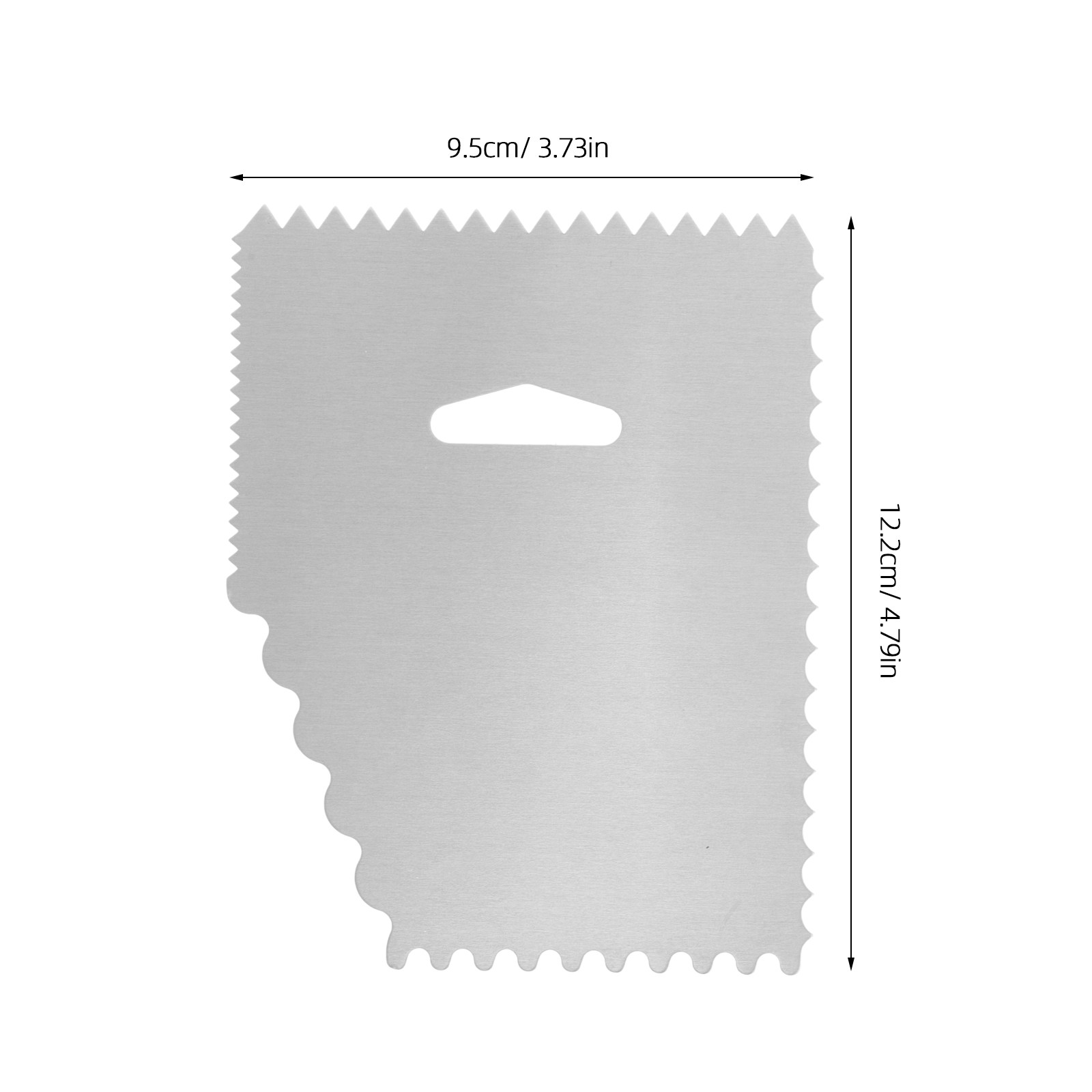 4Pcs Cake Scraper Set Aluminum - огляд і ціна Fondant Smoother Set