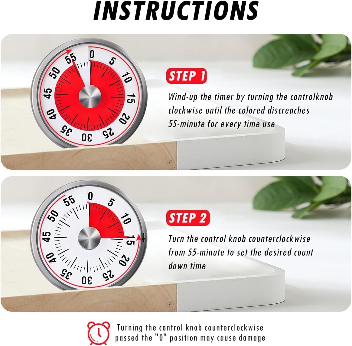 Countdown Reminder Magnetic Me - огляд і ціна Kitchen Baking Timer