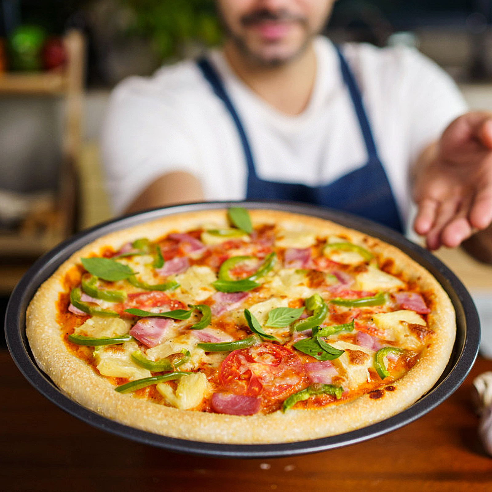 Round Shape Carbon Steel Pizza - огляд і ціна Kitchen Baking Pan