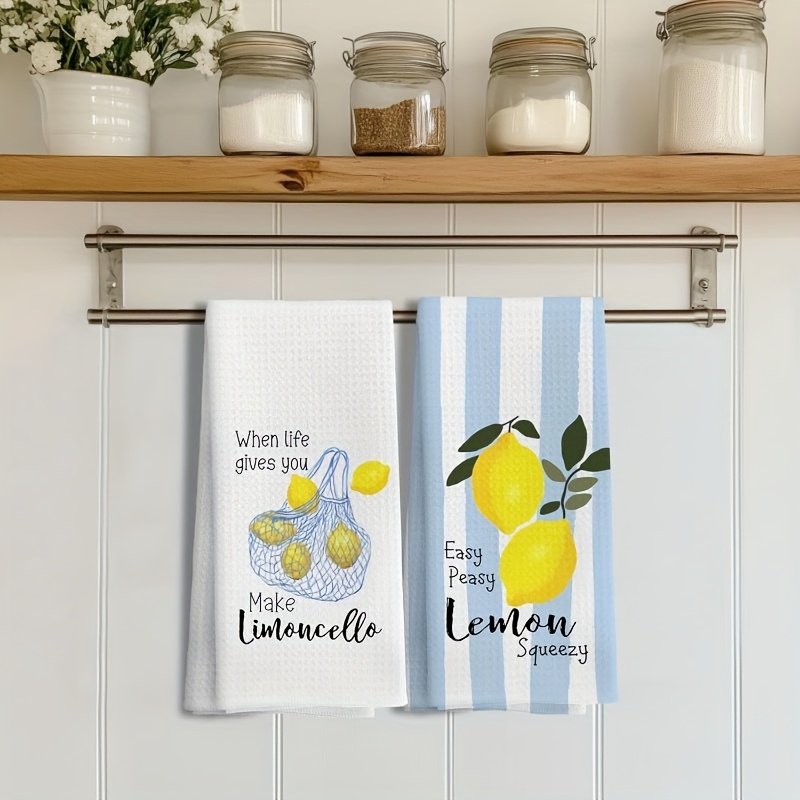 2Pcs, Lemon Mesh Kitchen Towel - огляд і ціна Kitchen Baking Cloth