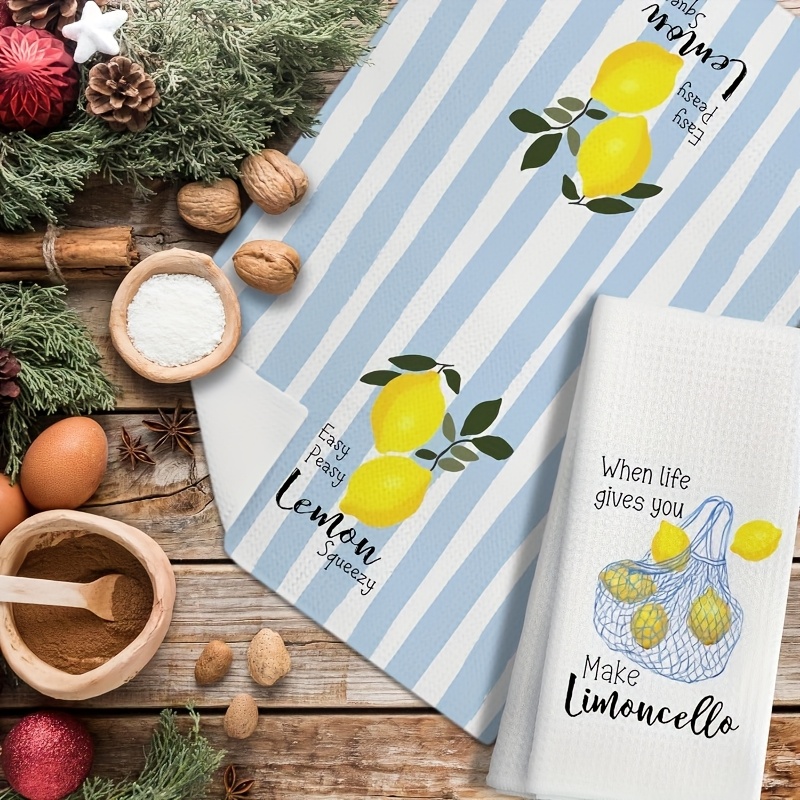 2Pcs, Lemon Mesh Kitchen Towel - огляд і ціна Kitchen Baking Cloth