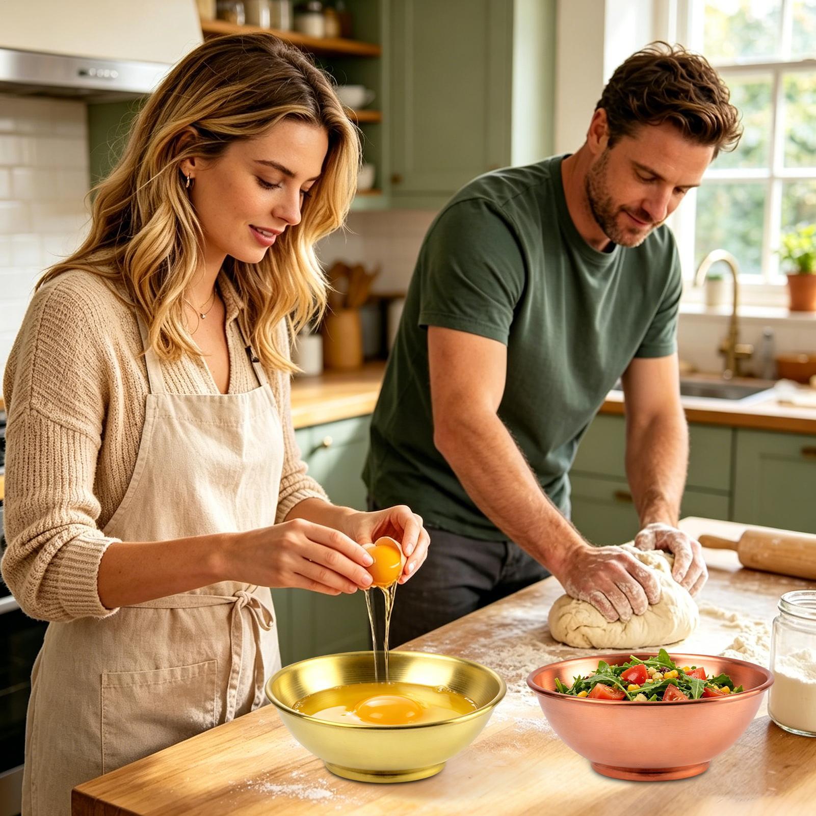 Copper Bowl Large Storage Cont - огляд і ціна Kitchen Baking Cooking