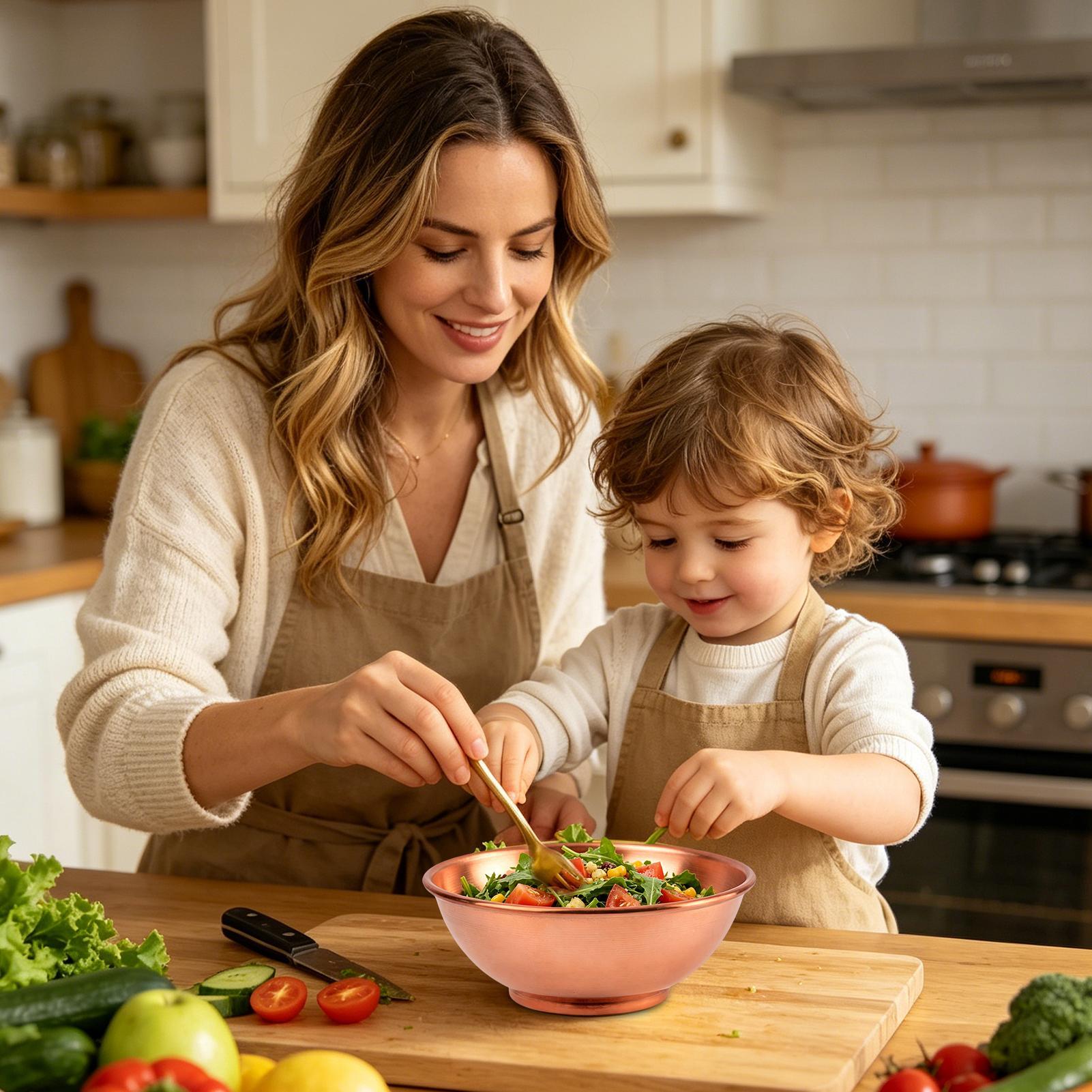 Copper Bowl Large Storage Cont - огляд і ціна Kitchen Baking Cooking