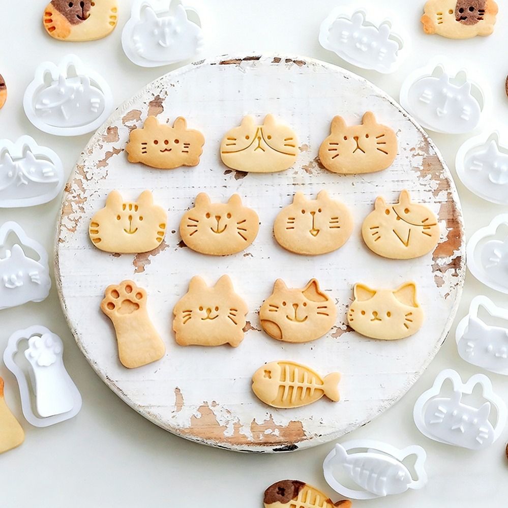 Cute Kitten DIY Stamp Cookie C - огляд і ціна Kitchen Baking Supplies