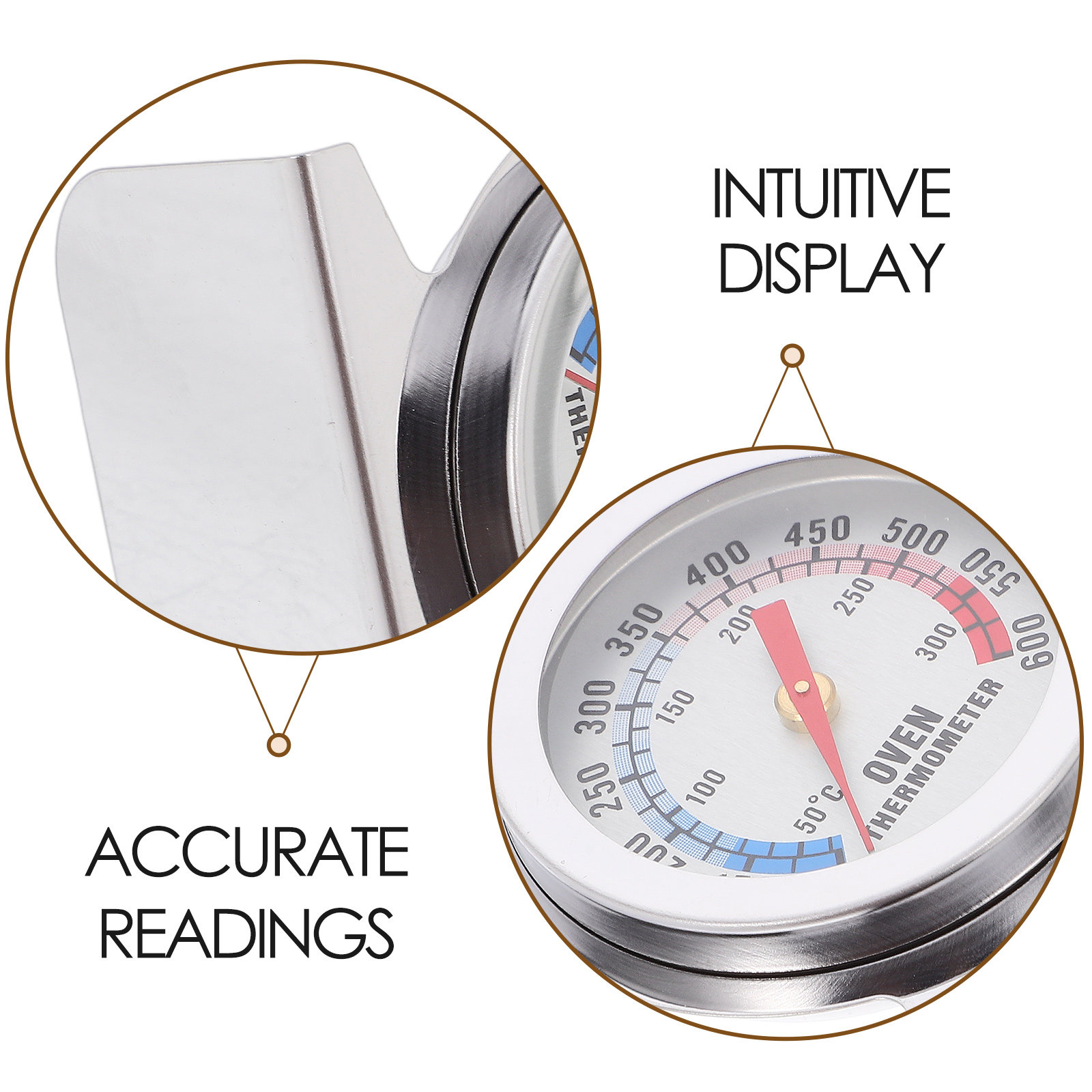 Oven Thermometer Stainless Ste - огляд і ціна Kitchen Baking Supplies