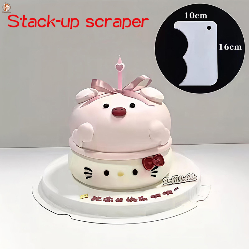 Cake Scraper Smoother Adjustab - огляд і ціна Fondant Smoother Set