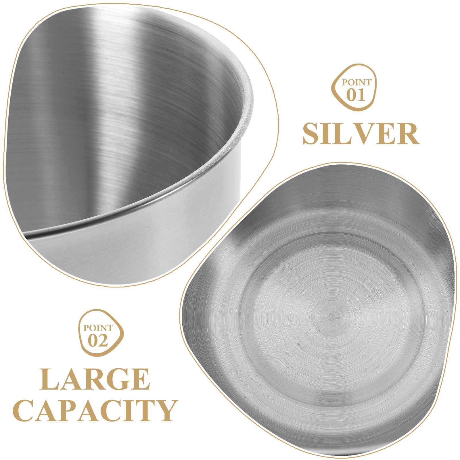 Deep Stainless Steel Mixing Bo - огляд і ціна Kitchen Baking Cooking