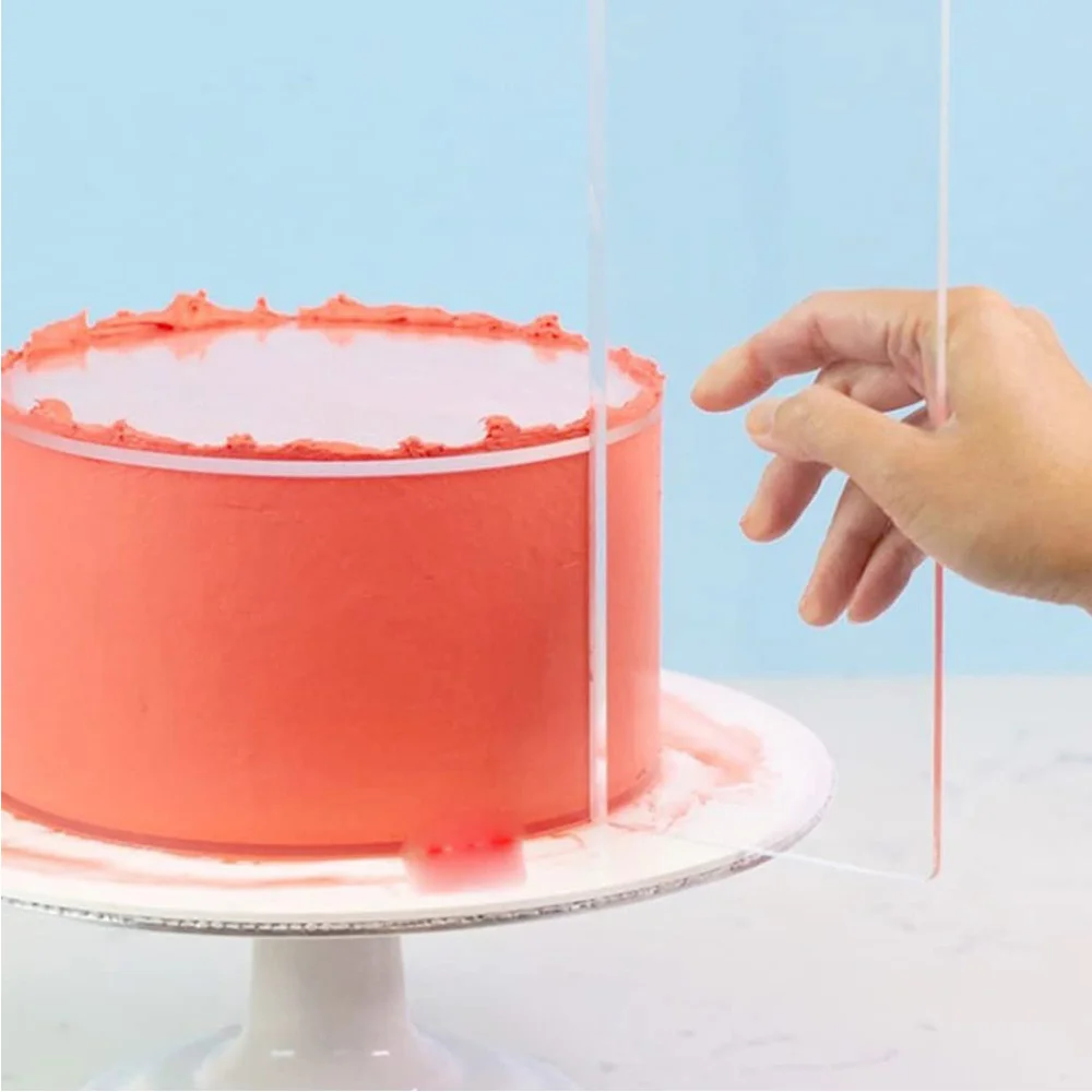 4 Sizes Acrylic Cake Scraper C - огляд і ціна Fondant Smoother Set