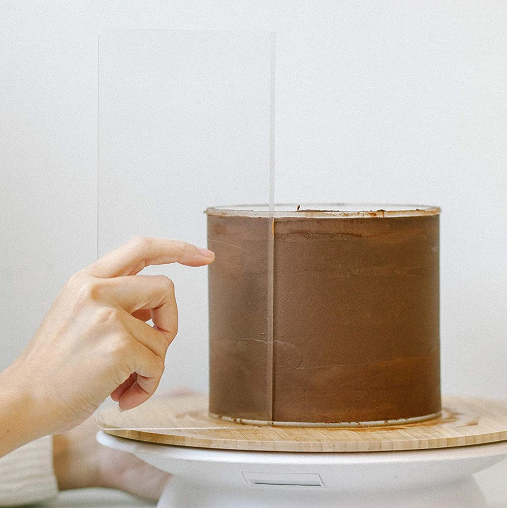 4 Sizes Acrylic Cake Scraper C - огляд і ціна Fondant Smoother Set