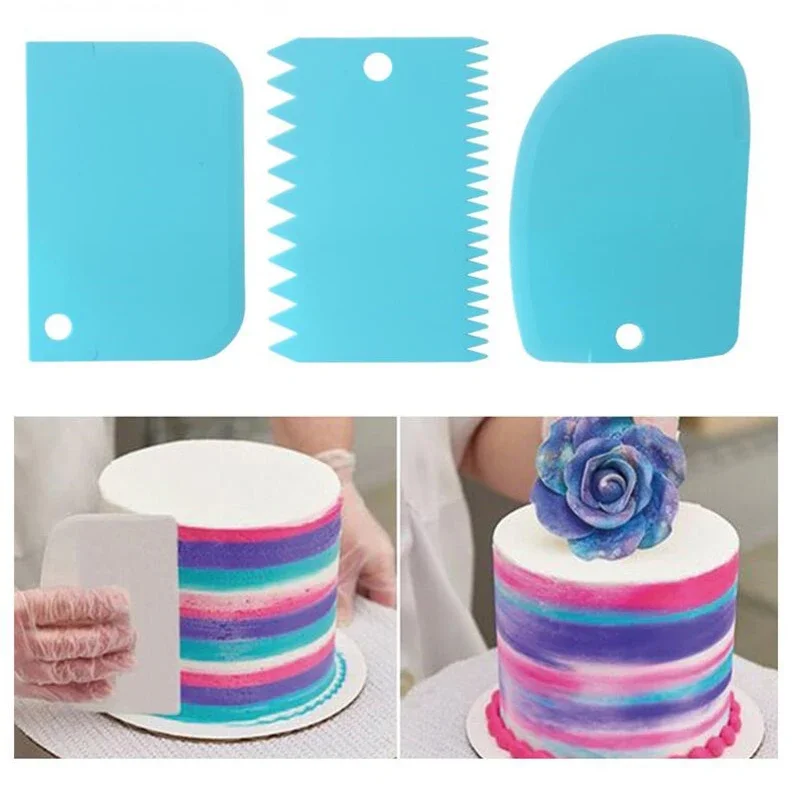 3PCS/Lot Cream Scraper Smoothe - огляд і ціна Fondant Smoother Set